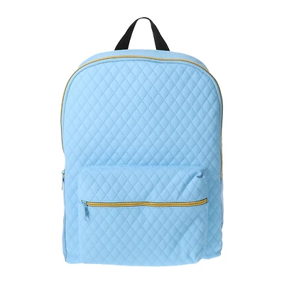 quilted backpack 15in