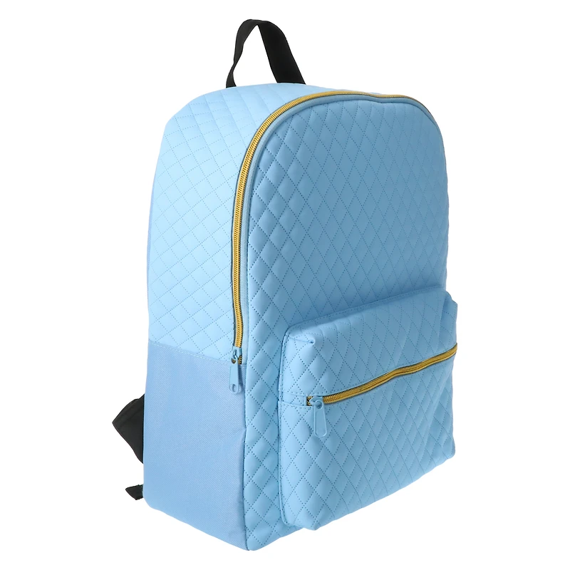 quilted backpack 15in
