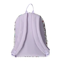 printed backpack with patch 16in