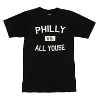 'philly vs. all youse' graphic tee