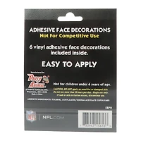 philadelphia eagles® adhesive face decorations 6-count