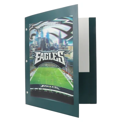 philadelphia eagles® 3D 2-pocket folder