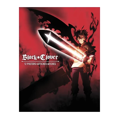 black clover poster book 11in x 8.5in