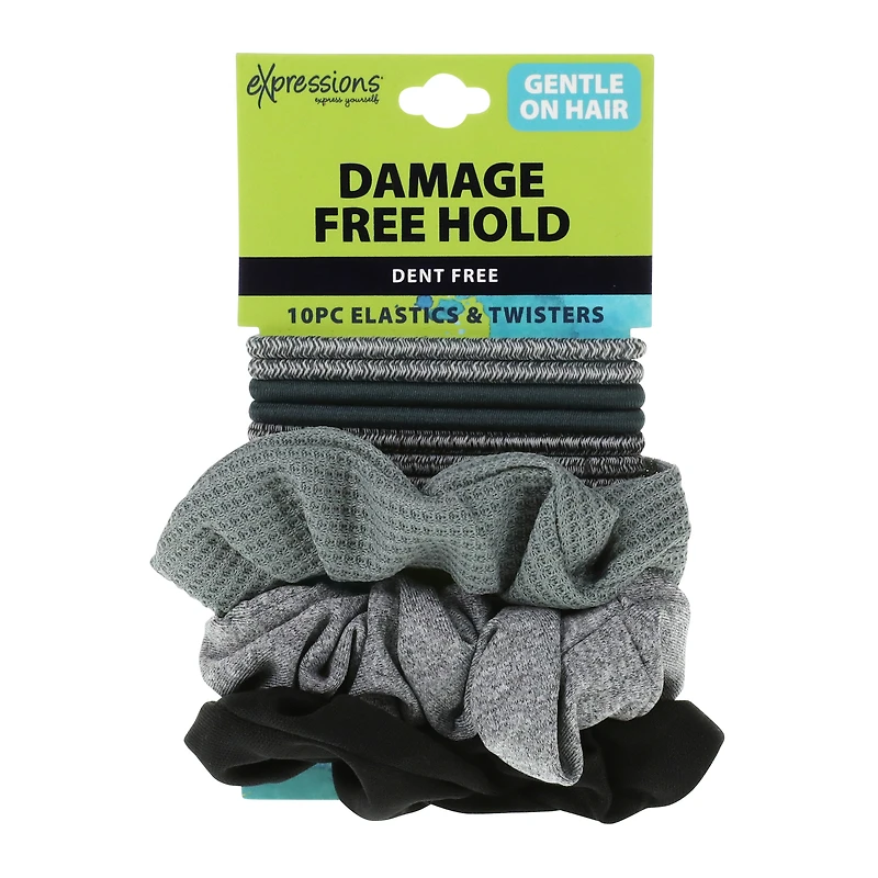 damage free hair ties 10-pack