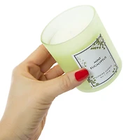 frosted glass scented candle 8oz