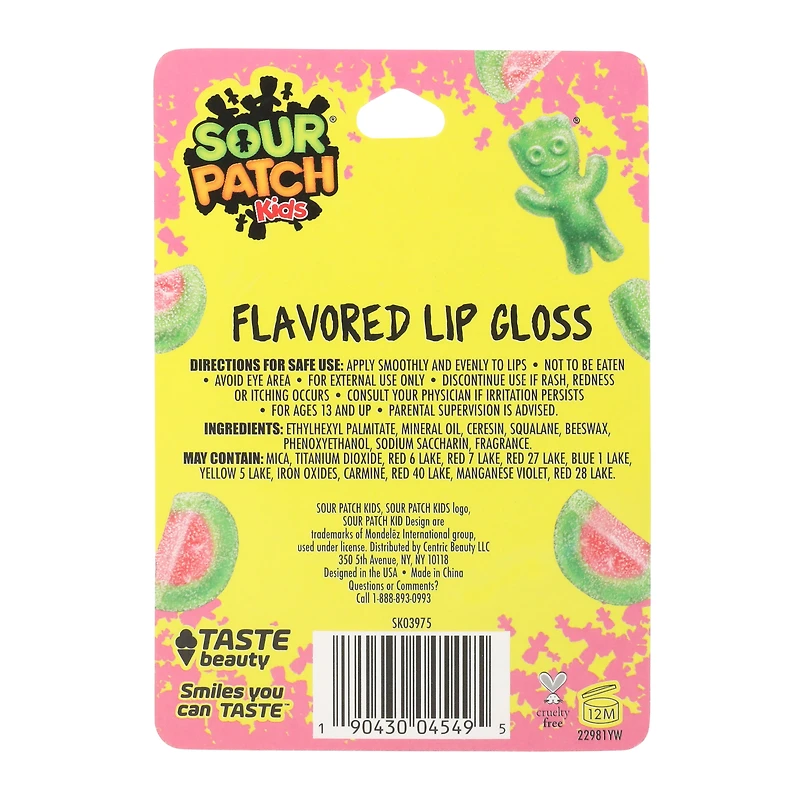 sour patch kids® watermelon flavored lip gloss 0.11oz