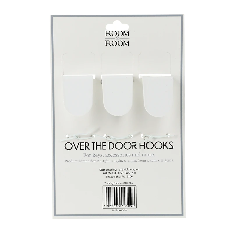 printed hook 3-pack