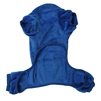 gray plush pet pajamas