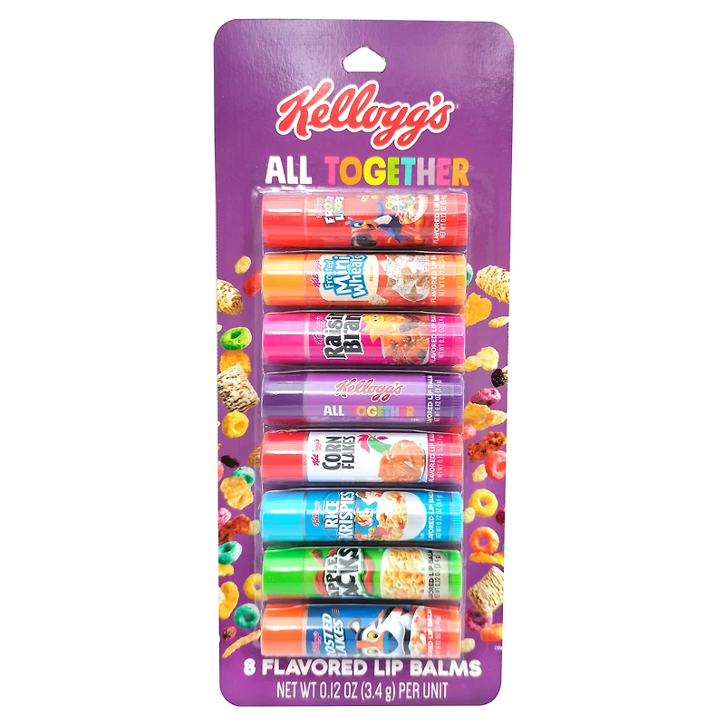 kellogg’s® all together cereal flavored lip balm 8-count