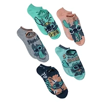 Disney Lilo & Stitch Ladies Ankle Socks 5-Pack