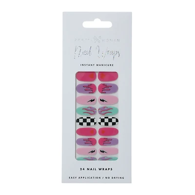 pretty woman nail wraps 24-count