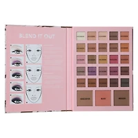 profusion™ beauty book eye & face palette 28-piece