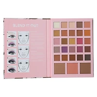 profusion™ beauty book eye & face palette 28-piece