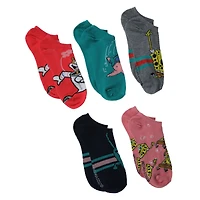 5-pack spongebob squarepants™ ladies ankle socks