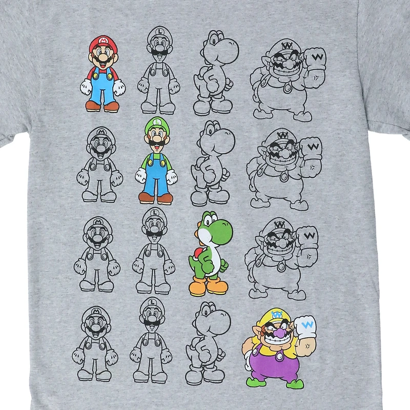 super mario™ four a row graphic tee