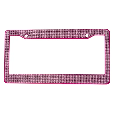 rhinestone crystal license plate frame