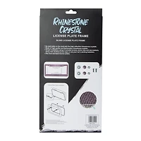 rhinestone crystal license plate frame