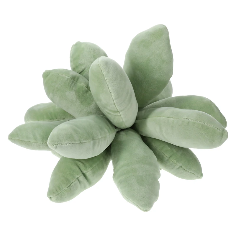 3D succulent pillow 13.5in