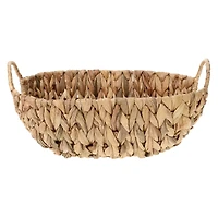 woven basket bowl 13in x 10in