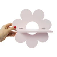 daisy decorative wall shelf 10in