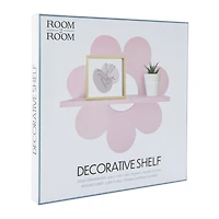 daisy decorative wall shelf 10in