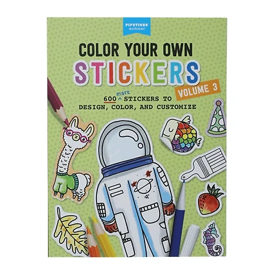 color your own stickers volume 3 book 600-count