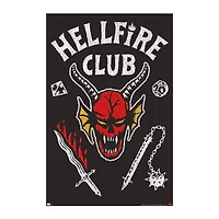 stranger things™ hellfire club poster 22.375in x 34in