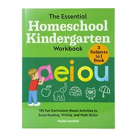 the essential homeschool kindergarten workbook by Hayley lewallen