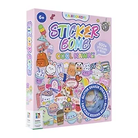 kaleidoscope sticker bomb with over 600 stickers & book