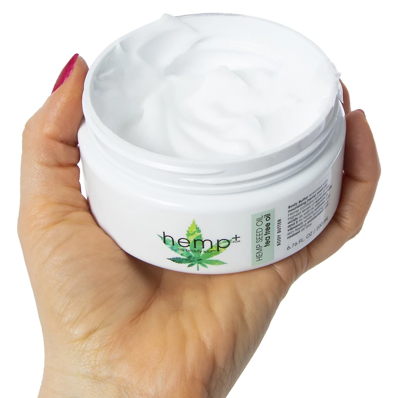 Hemp+ Hemp Seed Oil Body Butter 6.76oz - Tea Tree