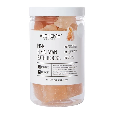 alchemy living™ pink himalayan bath rocks 26oz