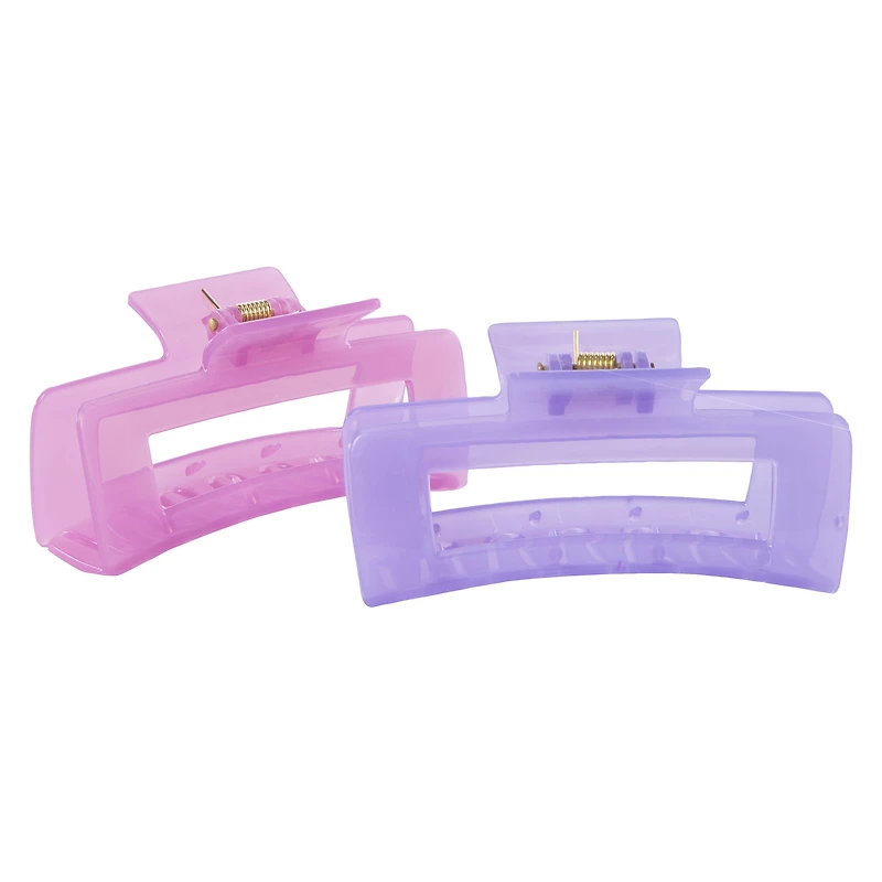 jumbo jelly claw clips 2-count