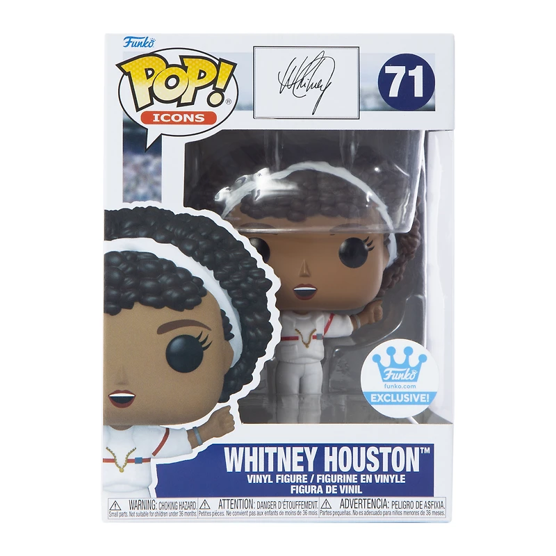 Funko Pop! Whitney Houston 1991 Super Bowl vinyl figure