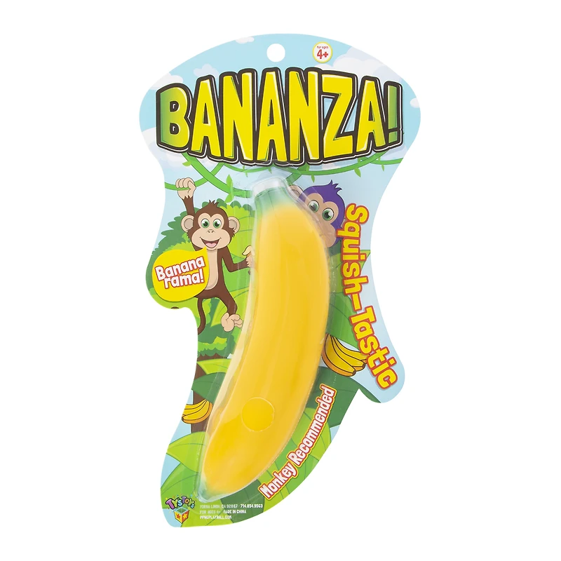 bananza! squishy banana sensory toy