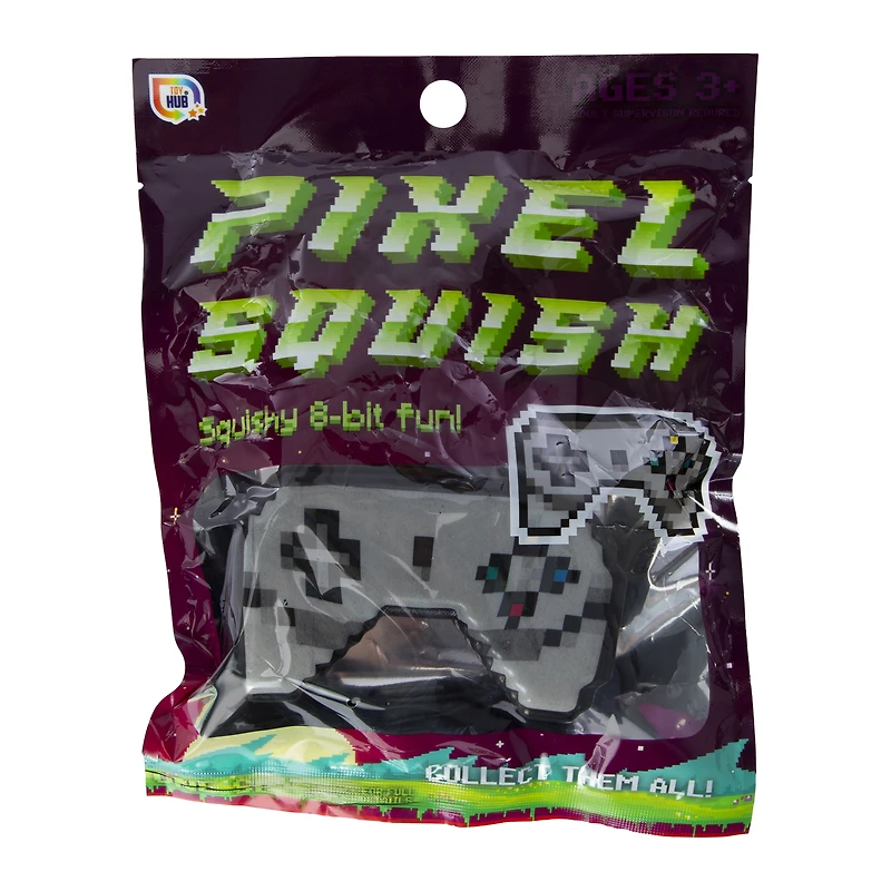 pixel squish gamer squishy toy