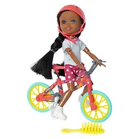 zoe summer riding doll & skateboard