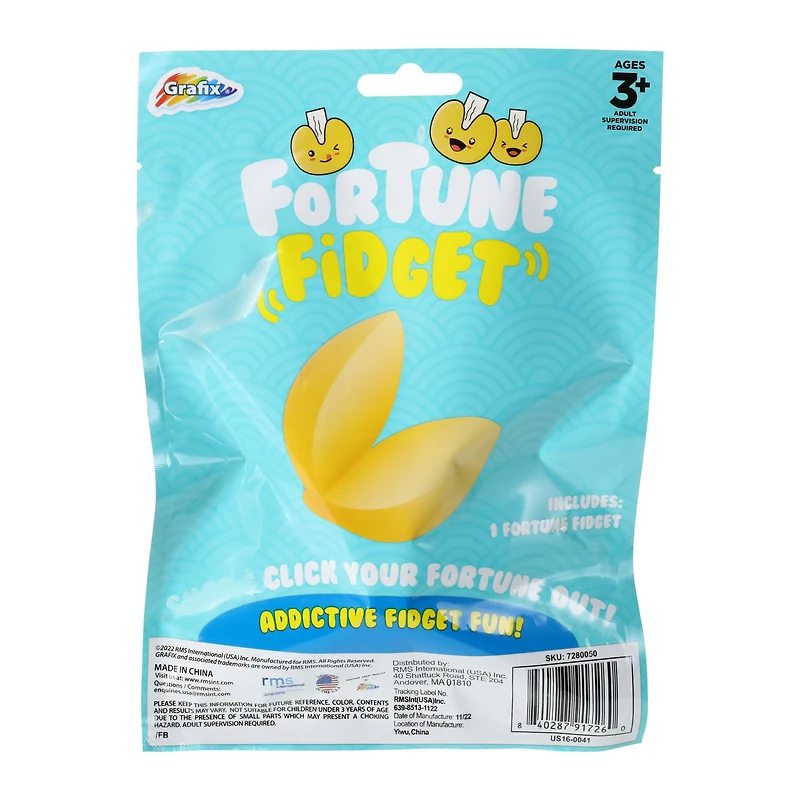 fortune cookie fidget toy