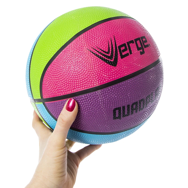 verge® quadplay women's official size basketball 28.5in