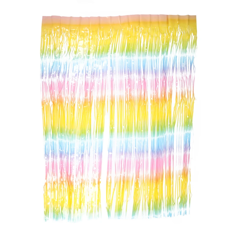 rainbow tie dye mylar backdrop 48in x 60in