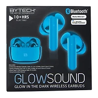 glow the dark bluetooth® earbuds with mic