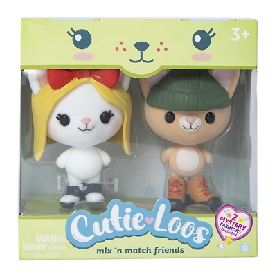 cutie-loos mix 'n match friends 2-pack