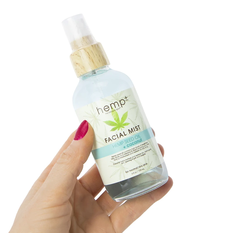 hemp+ hemp seed oil coconut facial mist 4 fl.oz