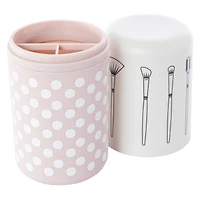 travel makeup brush holder with lid | Five Belo