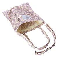 printed cotton canvas tote bag 17in x 13in