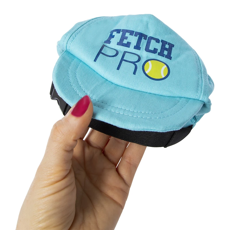 blue pet baseball cap