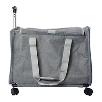 rolling pet carrier for pets up to 25lbs