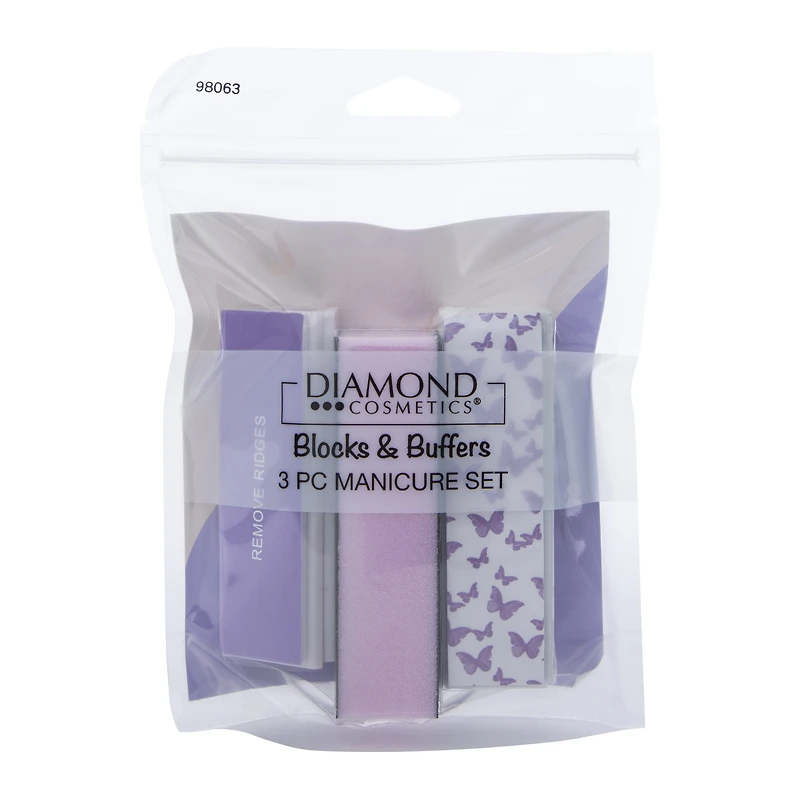 blocks & buffers 3-piece manicure set