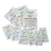 hemp+ complete face care with hemp seed oil 9-piece set