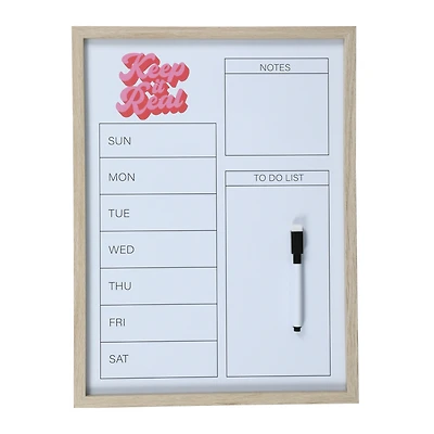 framed dry erase board 12in x 16in