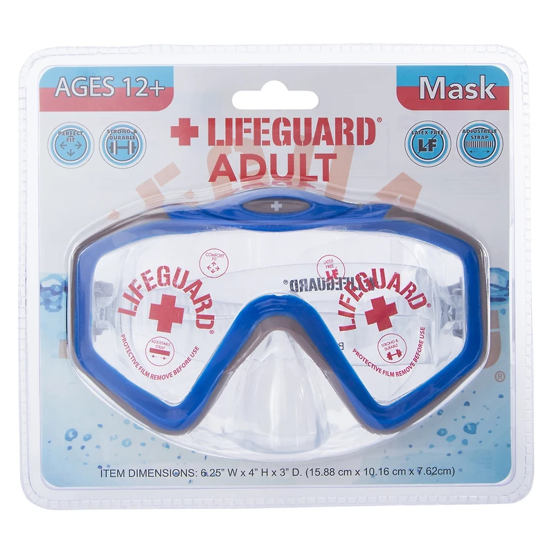 official lifeguard® adult snorkeling mask